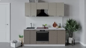 Кухонный гарнитур «Беатрис» длиной 200 см со шкафом НБ